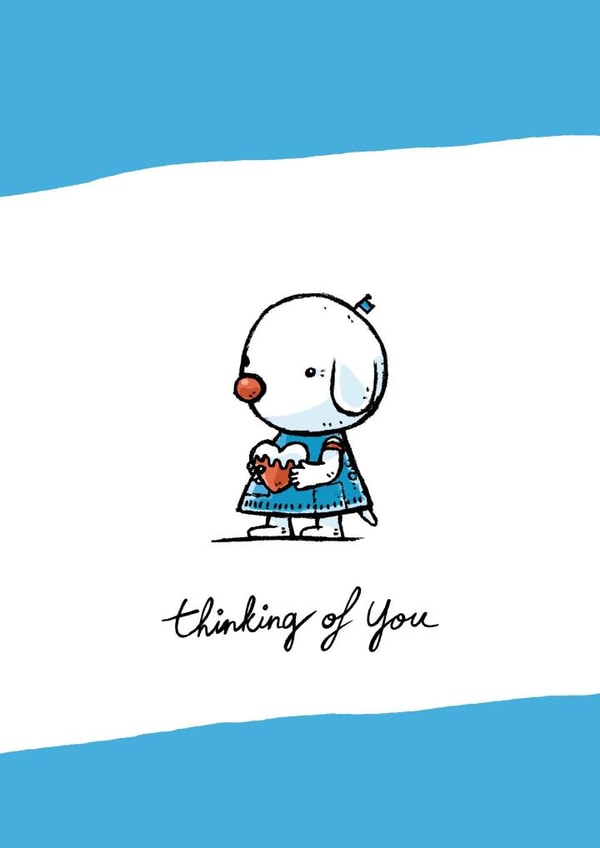 thinking of Thinking of you Card 1229 created by Julien Decaudin