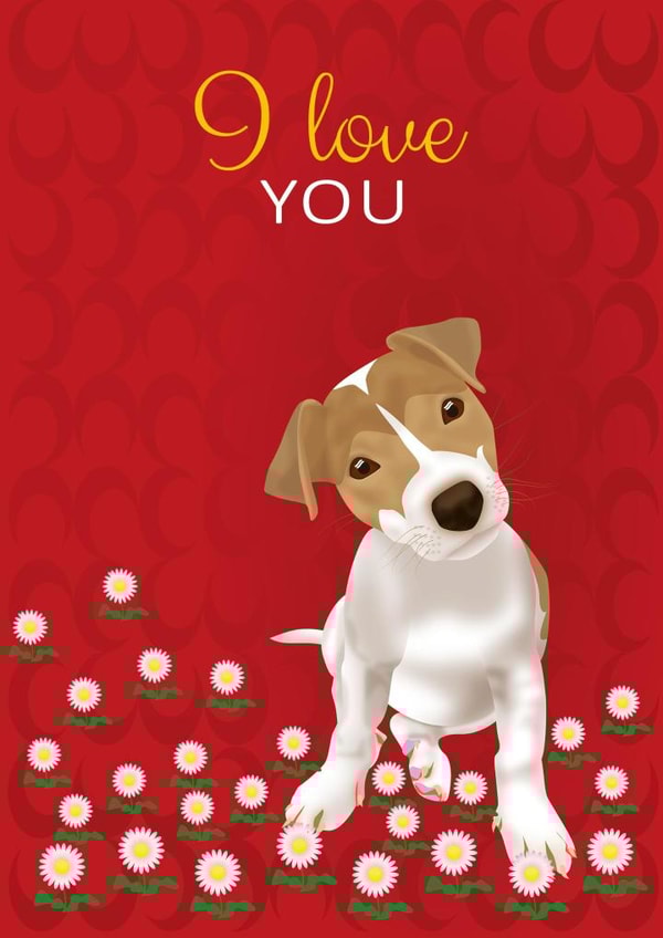 I love Valentines Day Card 24098 created by Lorraine Stylianou