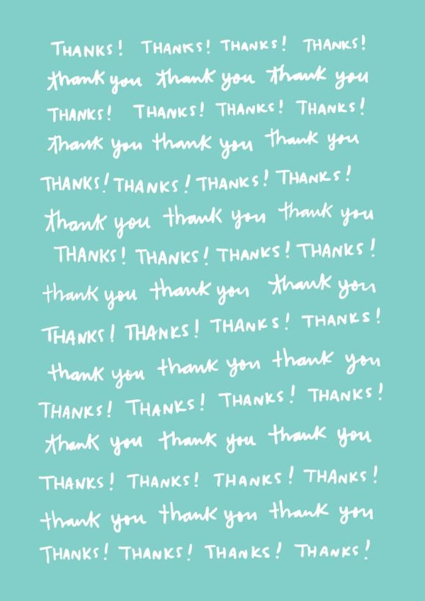 Thank You Thank You Thank You Card created by Angela Chick