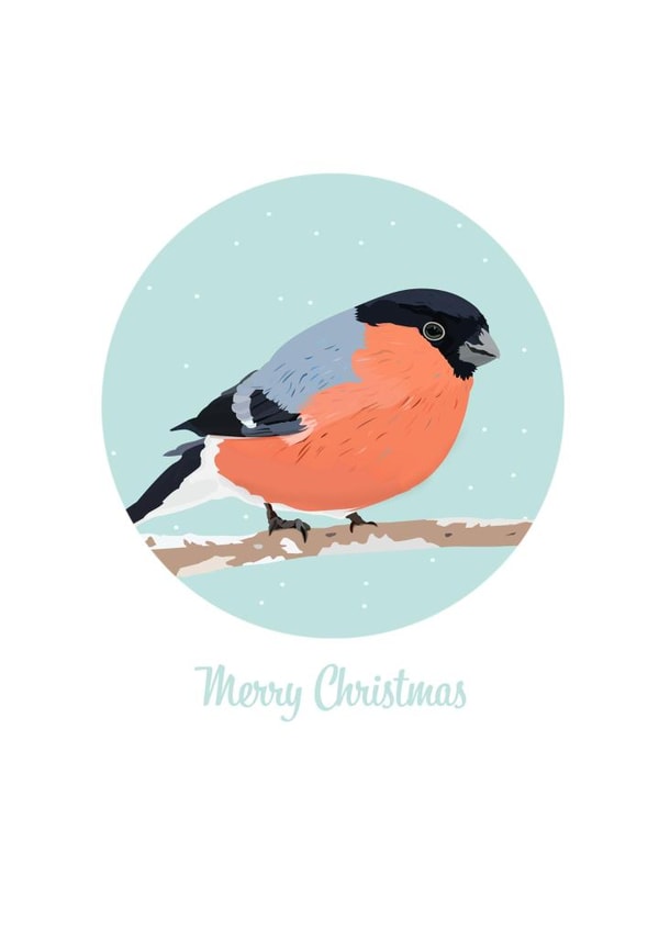 christmas birds Christmas Card 24416 created by Patricia