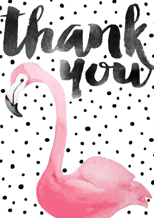 Thank you Thank You Card 1092 created by Kristy le Voy