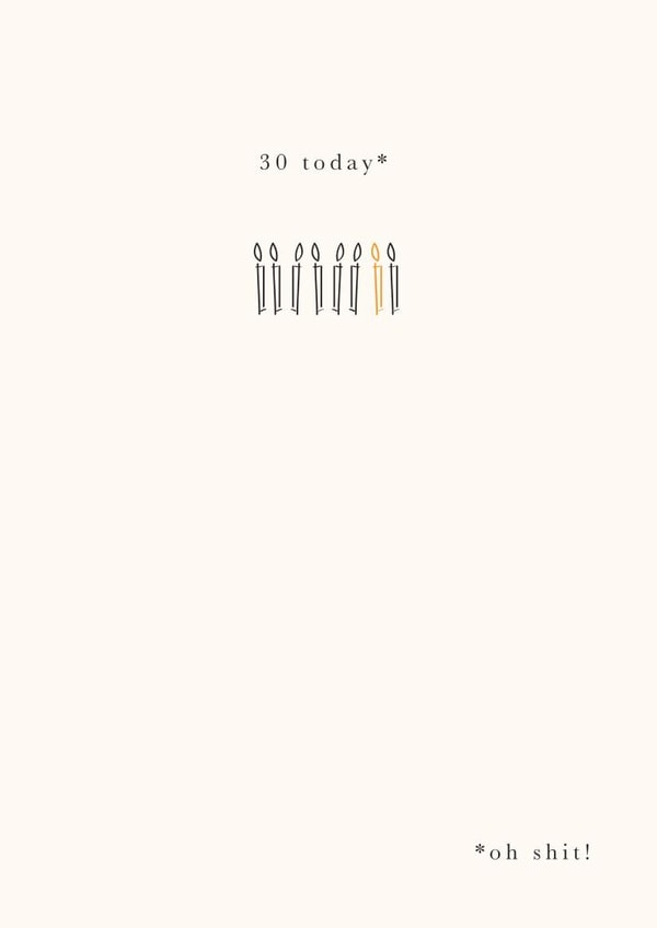 birthday 30 Birthday Card 1363 created by Megan Claire