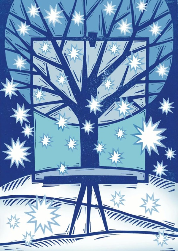 Christmas Holiday Card 24359 created by Sue Todd