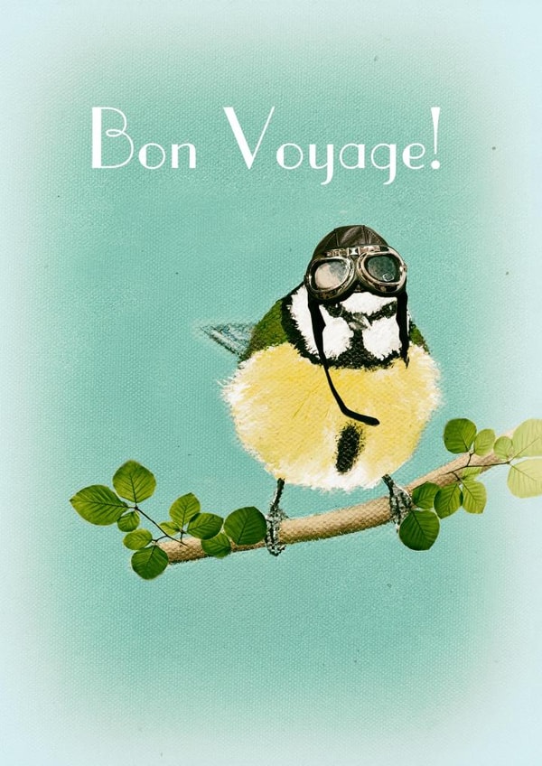 voyage bird Leaving Card 24383 created by Satty VerbArt
