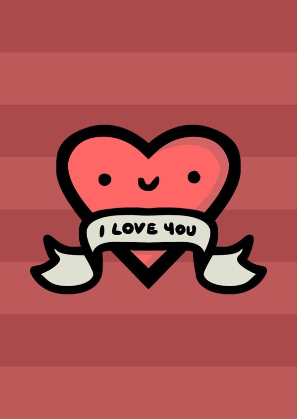 red valentines Anniversary Card 24598 created by Ommy'Noms