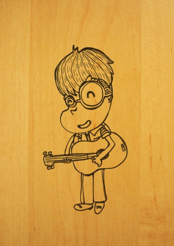 Acoustic guitar Card 22867 created by Chan Yi Jun