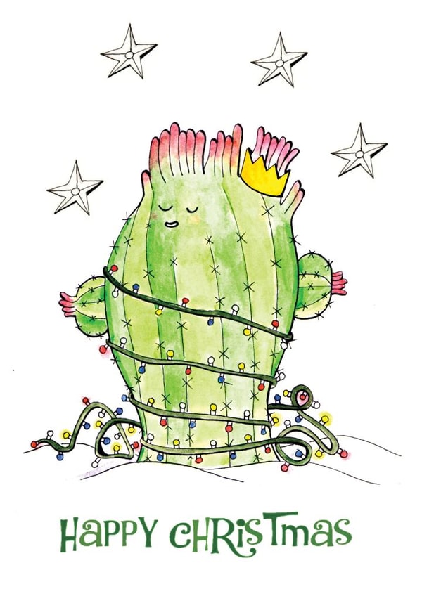 cactus christmas Card 24631 created by Vee Hartley