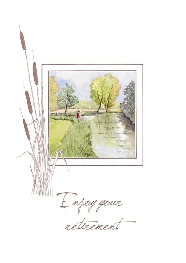 retirement fishing Retirement Card 1616 created by Sun Pennies 