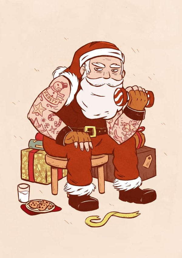 Christmas Merry Card 1776 created by David Tolu Graham