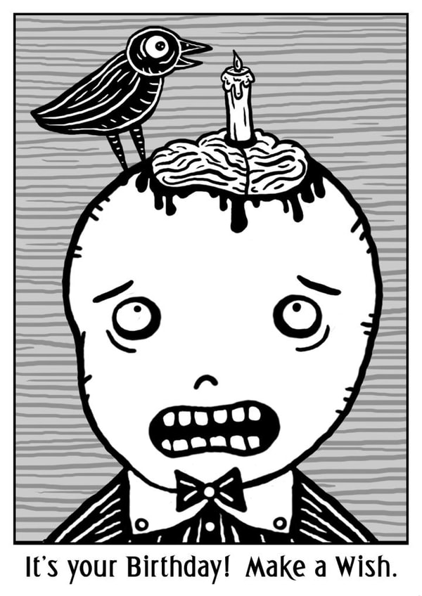 birthday zombie Birthday Card 24756 created by Calan Ree