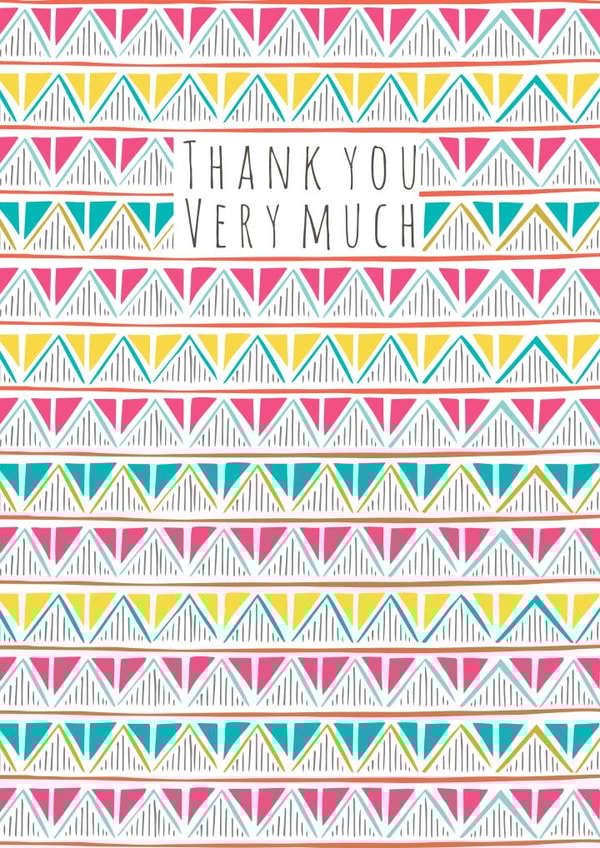 Thank-you thank Thank You Card 1671 created by Jessica Hogarth