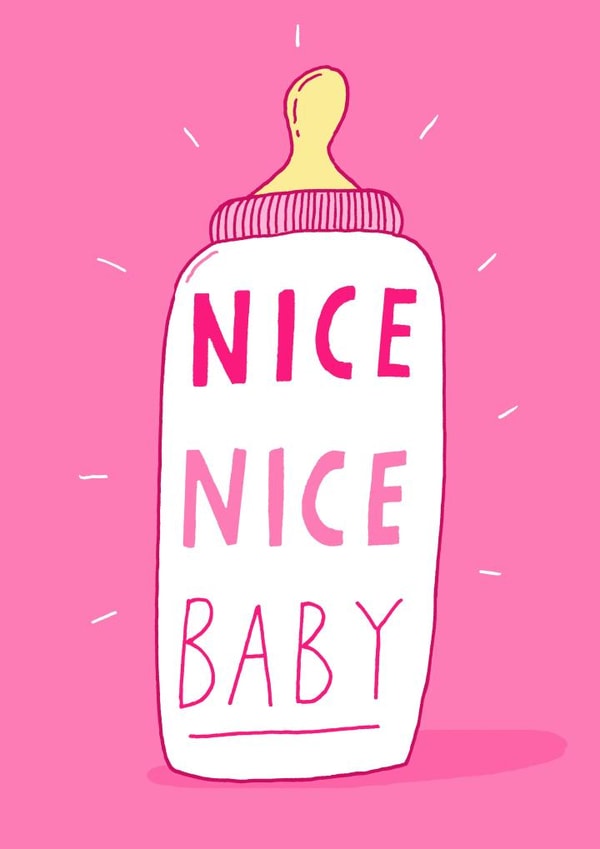 baby funny New Baby Card 2118 created by Charly Clements