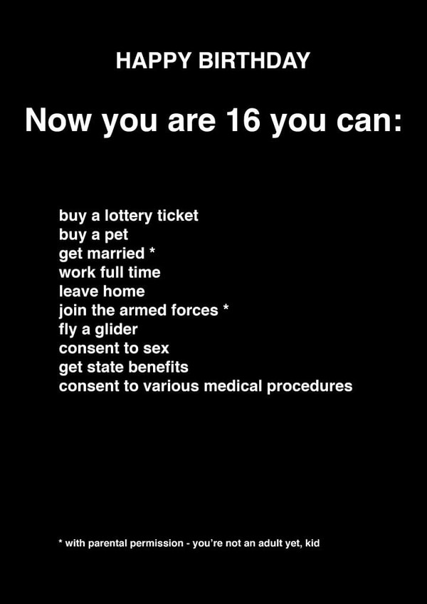 birthday 16 Card 1770 created by Jo Alfie Wimborne