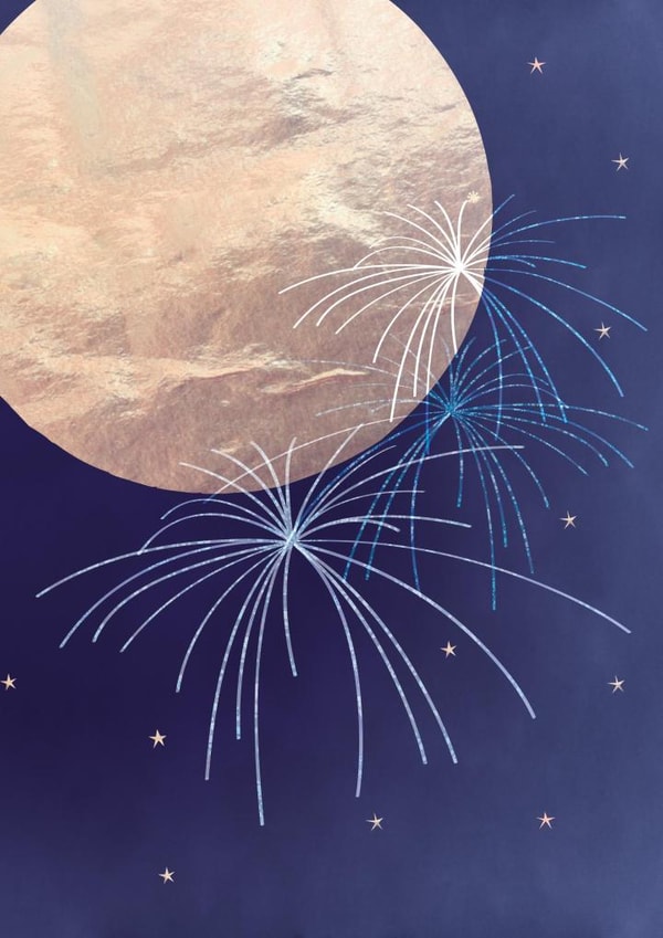 fireworks newyear Card 25049 created by Mie Frey Damgaard