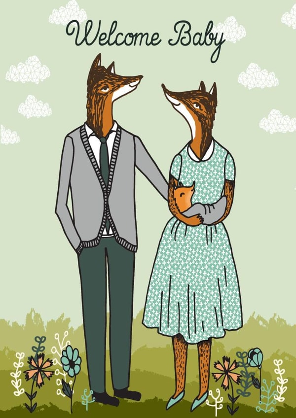 baby love New Baby Card 2233 created by Paper Sparrow