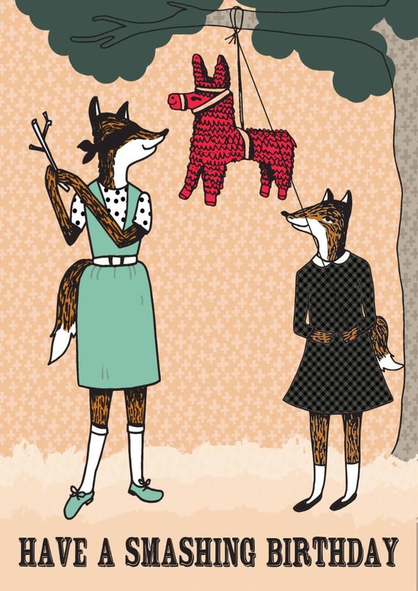 birthday fox Birthday Card 25063 created by Paper Sparrow