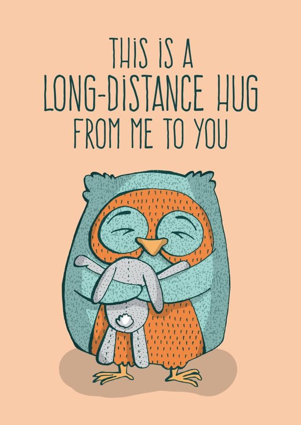 Owl Hug Encouragement Card created by Tami Boyce