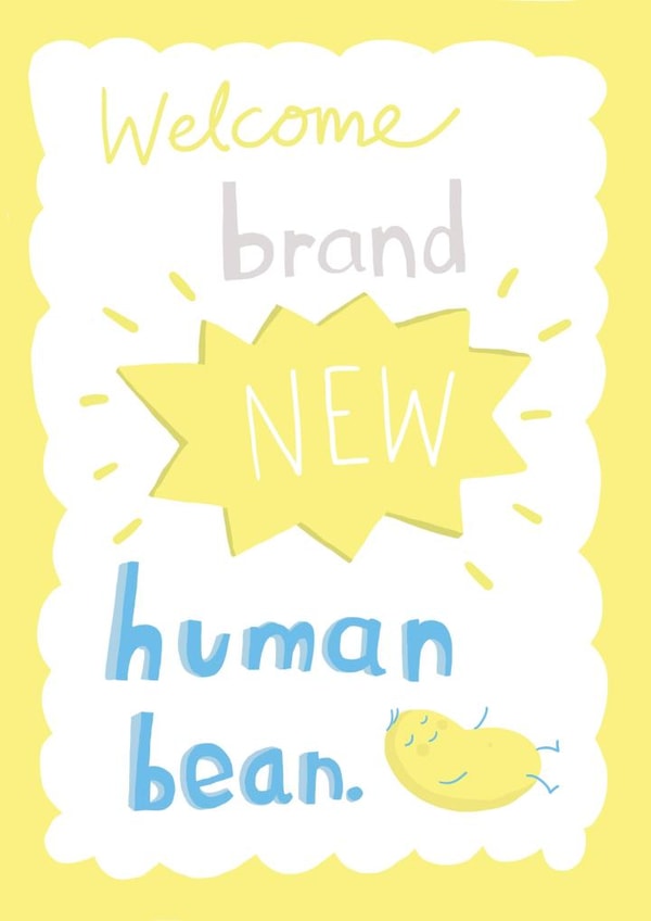 baby bean New Baby Card 25712 created by Sarah Ray