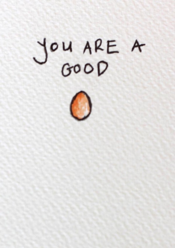 good egg Thank You Card 25872 created by Pencil & Polish