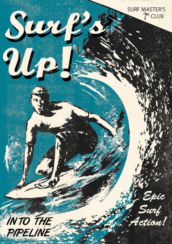 surf surfer Just because... Card 2275 created by Rocket68