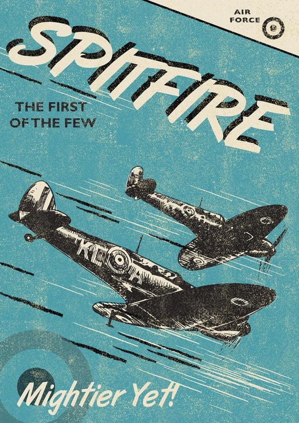 spitfire plane Card 2277 created by Rocket68