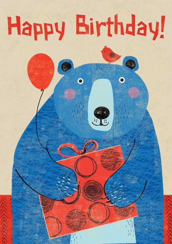 bear cute Birthday Card 2283 created by Rocket68