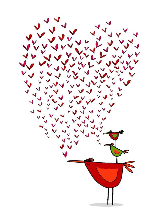 love wedding Valentines Day Card 1659 created by Celia Hyland