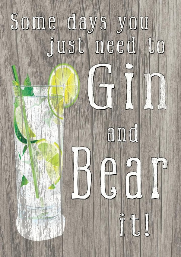 Gin G&T Thinking of you Card 3091 created by JellynBean