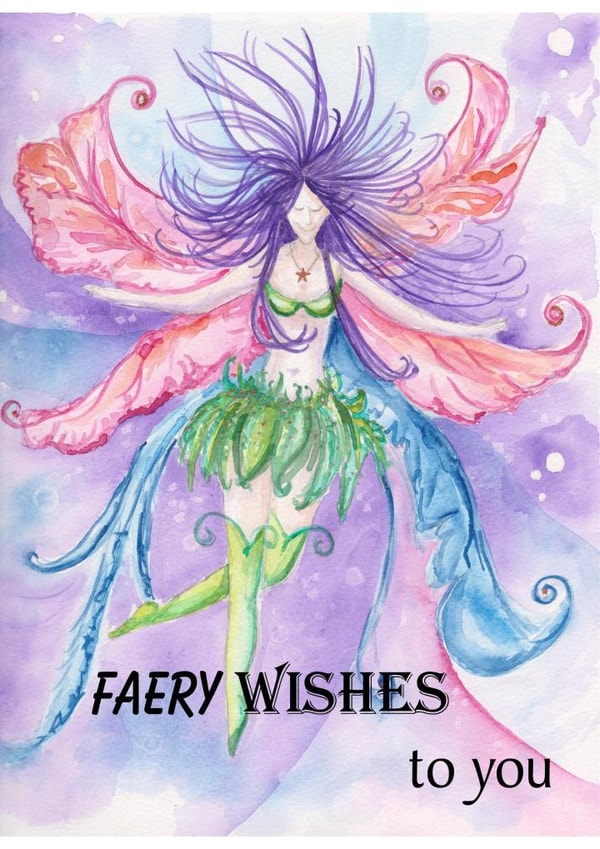 Faery Fairy Card 25958 created by Willow Moon
