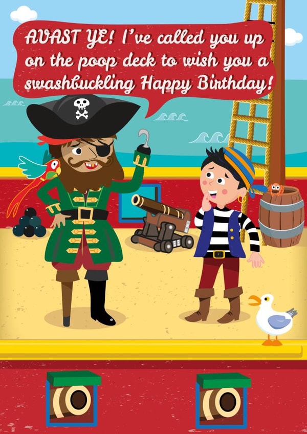Have a pirate birthday! created by Jon Higham