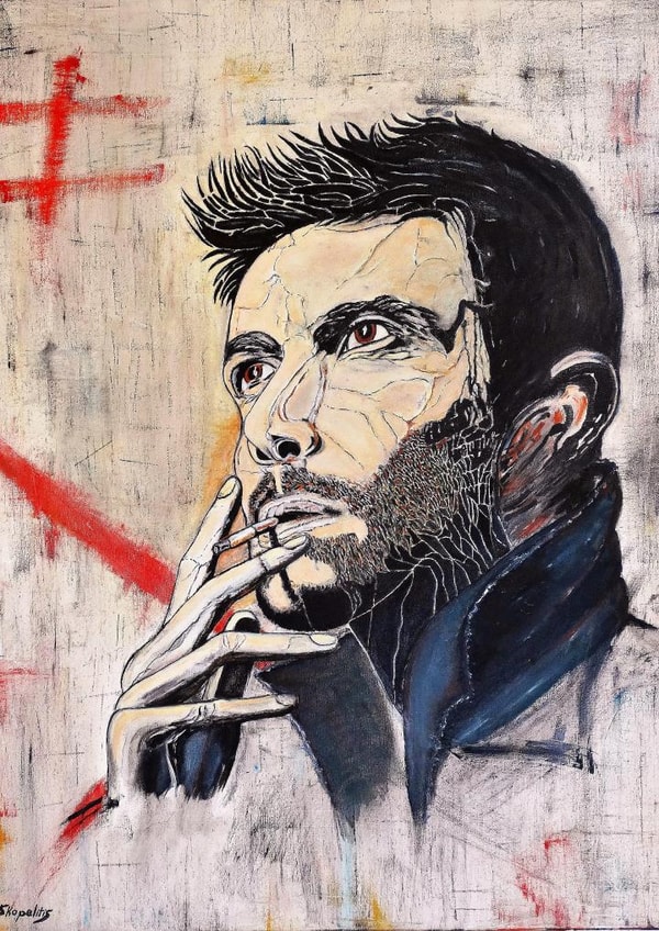 man cigarette Card 26048 created by Konstantinos Skopelitis