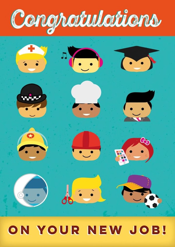 newjob congratulations New Job Card 1047 created by Jon Higham