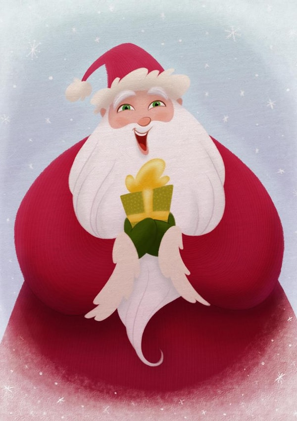 santa santaclaus Card 3601 created by Sarah Satrun