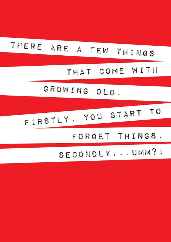 memory birthday Humour Card 1380 created by Megan Claire