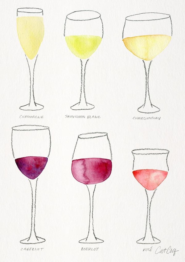 wine glasses Congratulations Card 26223 created by Cat Coquillette