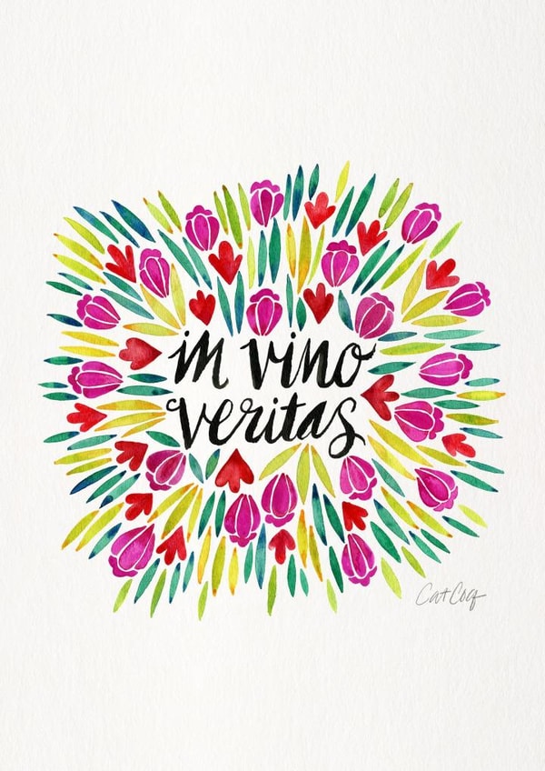 In Wine Just because... Card 3641 created by Cat Coquillette