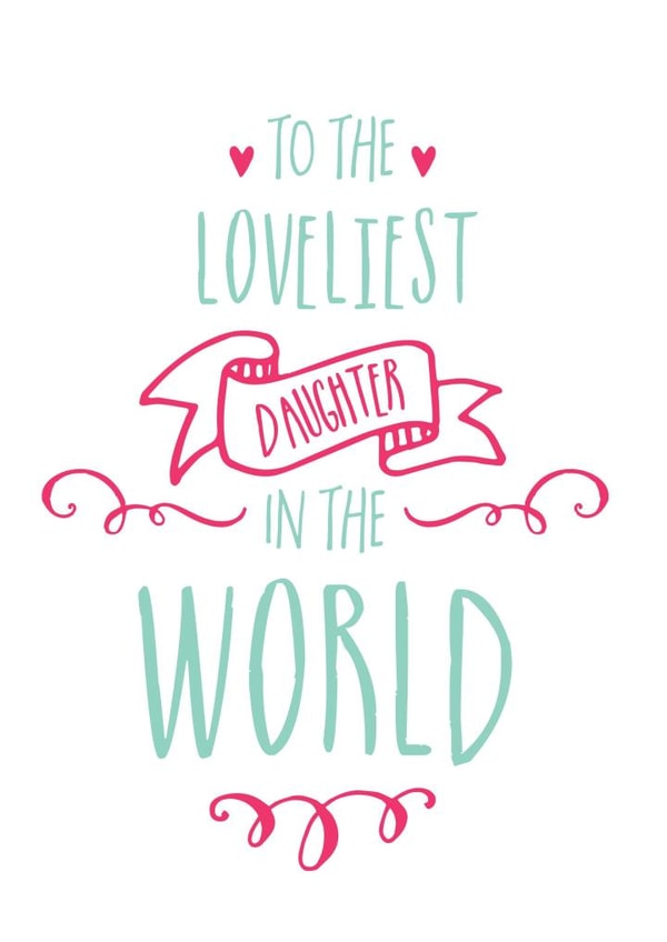 best daughter Birthday Card 3389 created by Ivorymint cards