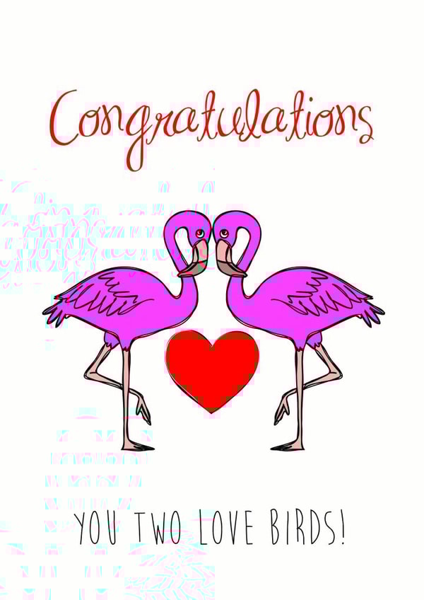 Love Congratulations Engagement & Marriage Card 26576 created by Jane Smedley