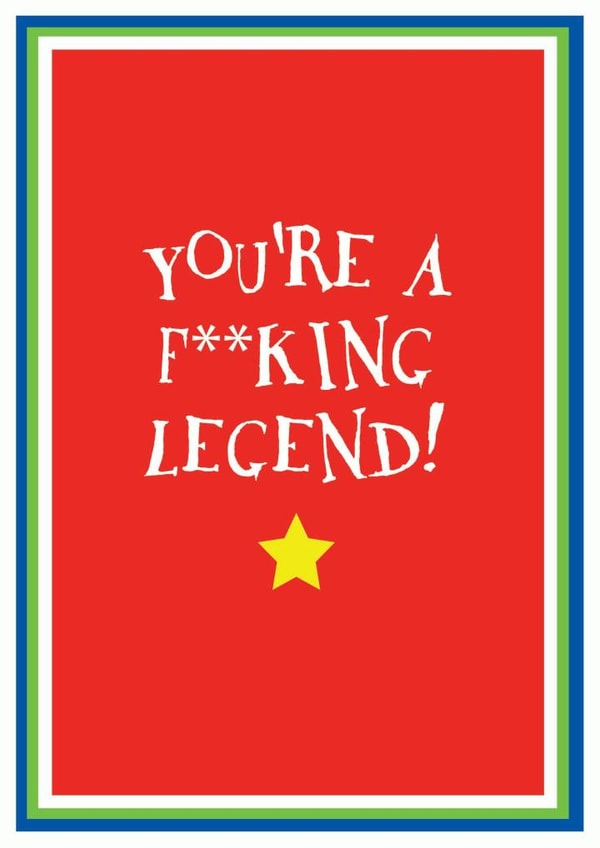legend fathers Thank You Card 26561 created by Tabitha's Imagination