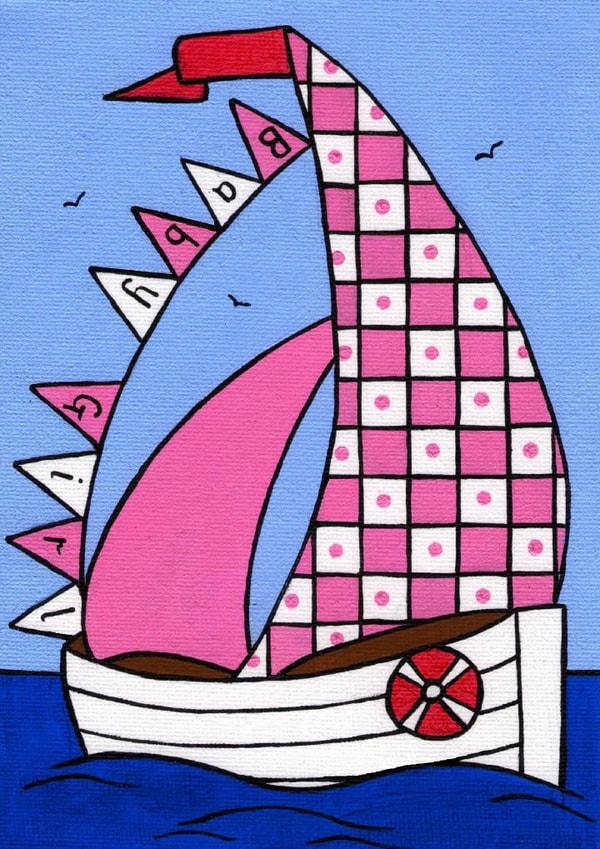 Baby Girl New Baby Card 4184 created by Olivia Goddard
