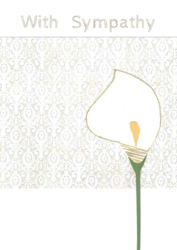 With Sympathy card created by Little Red Apple