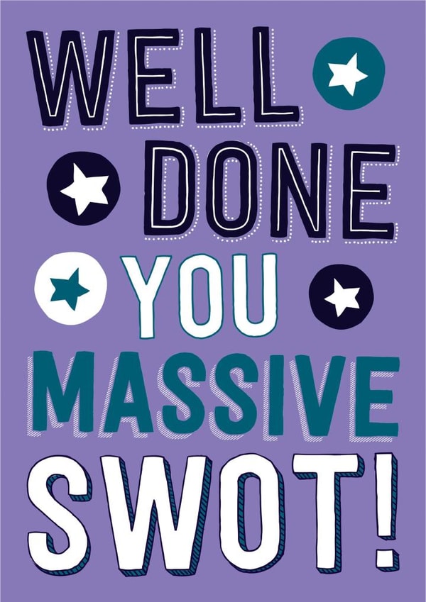 welldone exams Congratulations Card 2955 created by Dean Morris Cards