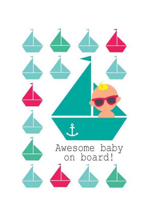 new baby Pregnancy Card 4780 created by PAP