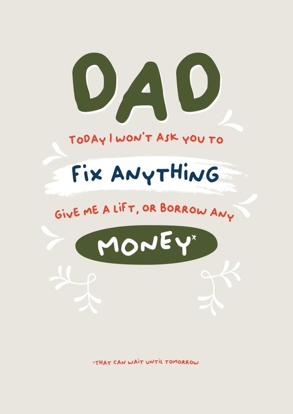 Today I won't ask you to fix anything created by PaperJam Print Co.