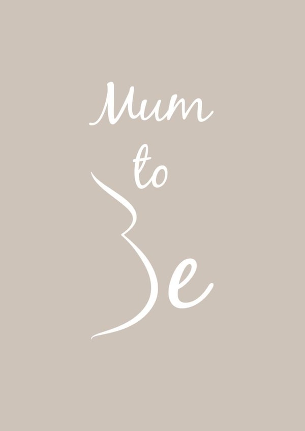 Mum-to-be Pregnany Pregnancy Card 4867 created by Ginger Ink Design