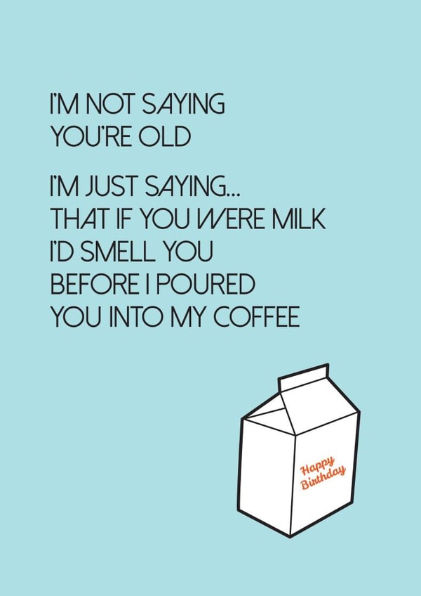 birthday oldage Birthday Card 4908 created by thunderpeep