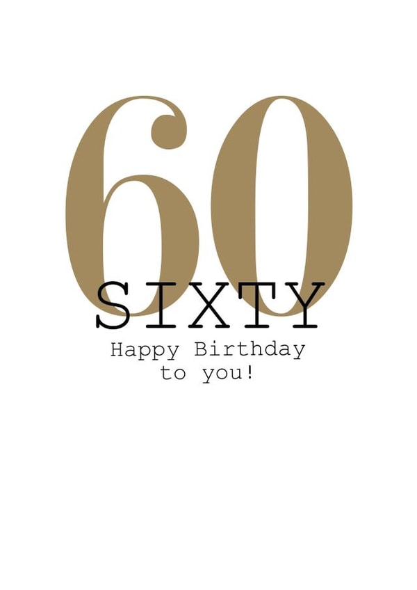 60 sixtieth Birthday Card 2774 created by Always Sparkle