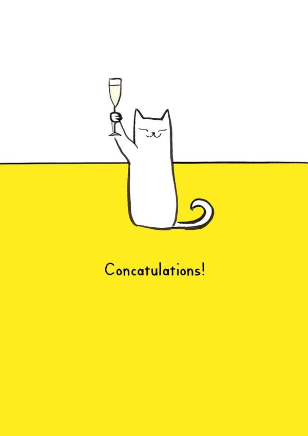congratulations congrats Congratulations Card 1641 created by Reigning Cats . . . and dogs