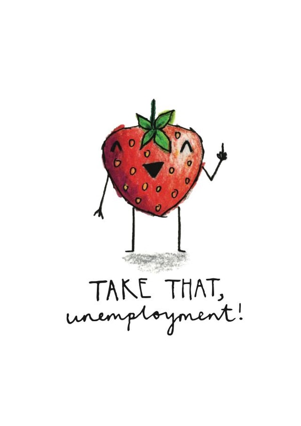 strawberry fruit New Job Card 4924 created by Odd Socks