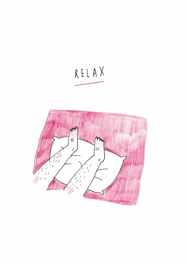 feet up relax Thinking of you Card 5125 created by Jenni Clowes